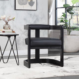 Manchester Faux Leather Dining Chair - Bold Contemporary Design with Comfort and Style for Any Space