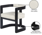 Manchester Faux Leather Dining Chair - Bold Contemporary Design with Comfort and Style for Any Space