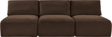 Shaggy - 3 Seat Modular Armless Sofa