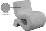 Desiree Contemporary Accent Chair with Soft Boucle Fabric for Stylish Living Room or Bedroom Decor