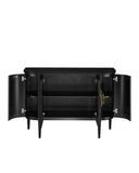 Briallen Black Demi-Lune Cabinet