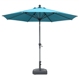 PURPLE LEAF Round Tiltable Patio Umbrella Poolside Porch Table Umbrella