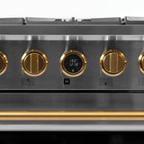 Kucht 36" Freestanding Dual Fuel Range Liquid Propane KXP36/LP