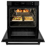 ZLINE 30 "Professional True Convection Single Wall Oven, Air Fry, Self Clean, Black Stainless Steel, WASB-30