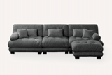 CLOUDIES 134" 3 Seater Sofa with 1 Ottoman