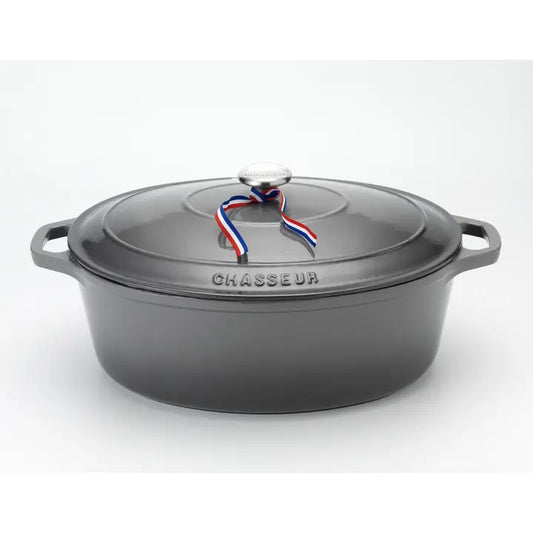 Chasseur French Enameled Cast Iron Oval Dutch Oven 4.2qt