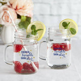 12 oz. Mason Jar Mug with Lid - Twinkle Twinkle (Set of 6)