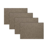 Loft Felt Stone Placemat - Rectangle 12.2x16.5"- Set of 4