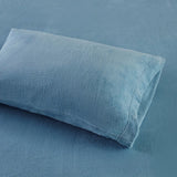 Soft Plush 4-Piece Brushed Sheet Set, Navy Blue