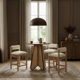 Butterfly - Solid Wood And Natural Cane Table