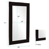 Devon Mirror- Black