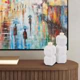 Double Cubic Candle Holder