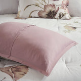 Shabby Chic Floral Comforter/Duvet Cover Set, Blush