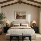 Celine - Upholstered Bed - Cream