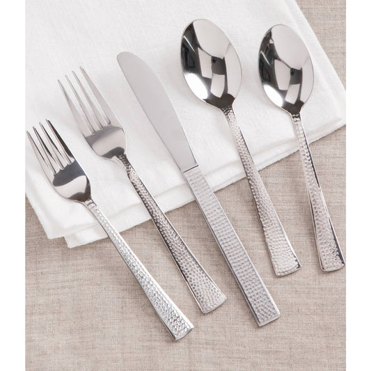 SilverNest Impressa 20-Piece Stainless Steel Flatware Set