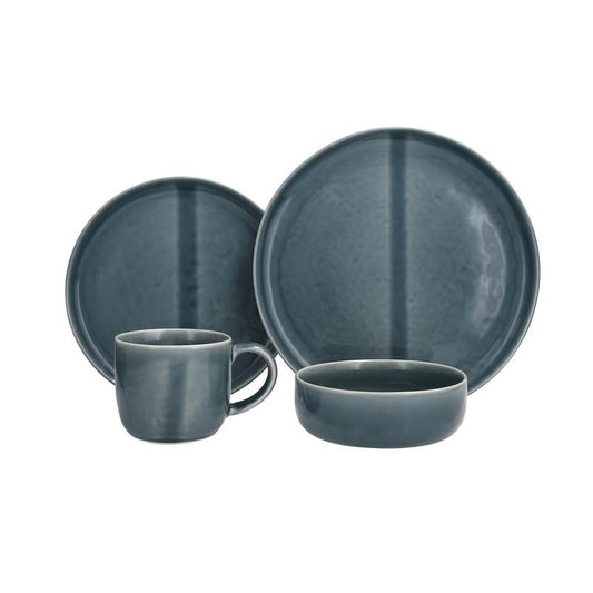 Svelte Deep Blue 16pc Dinnerware Set