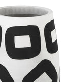 Pagliacci Black & White Tall Vase