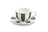 Grace Teaware Scallop Porcelain Tea Cup & Saucer