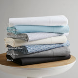 Wholesale 4-Piece 144TC 100% Cotton Solid Sheet Set, Ivory