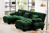 CLOUDIES 134" 3 Seater Sofa with 2 Ottomans