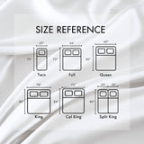 Luxury Satin 6-Piece Sheet Set, White