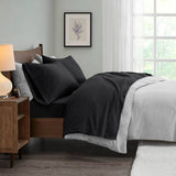 Microfleece Warm Sheet Set, Black