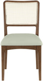 Atrium - Upholstered Seat Dining Chair With Brushed Brown Base (Set of 2)