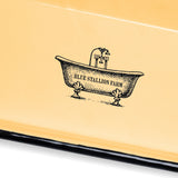 Yellow Enamel Soap Caddy Tray Farm Style