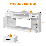 Tv Stands For Tvs Up To 75'', Farmhouse Media Console Table