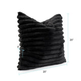 Pillow 20 x 20 Shar Pei Black - Down Alternative Insert