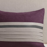 Vera Microsuede 7-Piece Comforter Set, Purple