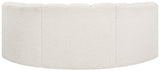 Arc - Boucle Fabric 3 Piece Modular U-Shaped Sofa