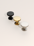 DESIGN3835 Brushed Brass Solid Cabinet Knobs – Sleek Design, Easy to Install, Built to Last