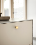 DESIGN2828 Matte Black Square Cabinet Knobs | Single Hole Drawer Knobs for Cabinets