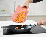 Chop2Pot™ Plus Green Folding Chopping Board