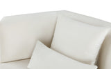 Marquis Contemporary Velvet Sofa with Brushed Gold Base – Cozy Luxury for Modern Living Spaces