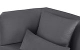 Marquis Contemporary Velvet Sofa with Brushed Gold Base – Cozy Luxury for Modern Living Spaces