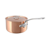 Mauviel M'3 S Copper Sauce Pan With Lid, Cast Stainless Steel Handle
