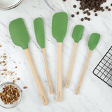 Flex-Core® Silicone and Wood Spatulas - Set of 5