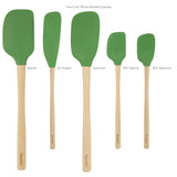 Flex-Core® Silicone and Wood Spatulas - Set of 5