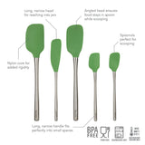 Flex-Core® Silicone and Stainless Steel Spatulas - Set of 5
