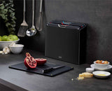 Folio™ Steel 4-piece Chopping Board Set With Black Stainless-Steel Case