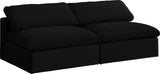 Serene Deluxe Comfort Modular Sofa with Soft Textured Fabric and Overstuffed Feather Cushions