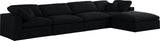Serene Modular Sectional Sofa for Ultimate Comfort - Soft Linen Texture with Overstuffed Cushions