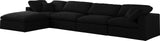 Serene Modular Sectional Sofa for Ultimate Comfort - Soft Linen Texture with Overstuffed Cushions