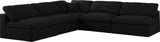 Serene Modular Sectional Sofa for Ultimate Comfort - Soft Linen Texture with Overstuffed Cushions