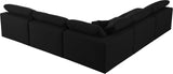 Serene Modular Sectional Sofa for Ultimate Comfort - Soft Linen Texture with Overstuffed Cushions