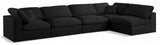 Serene Modular Sectional Sofa for Ultimate Comfort - Soft Linen Texture with Overstuffed Cushions