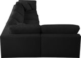 Serene Modular Sectional Sofa for Ultimate Comfort - Soft Linen Texture with Overstuffed Cushions