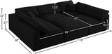 Serene Modular Sectional Sofa for Ultimate Comfort - Soft Linen Texture with Overstuffed Cushions